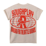 Rough play washed and hot-drilled pure cotton t-shirt g direct injection hip hop printing