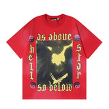 Men's t-shirt with rhinestone print, 100% cotton print