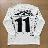 HS Long Sleeve T-Shirt Retro style high street trend
