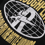 Rough play direct injection street printing washed pure cotton t-shirtg