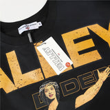 Men's t-shirt with rhinestone print, 100% cotton print