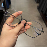 CHH Chrome Hearts Glasses Pure Titanium Polygon Retro Myopia Eyewear Frames