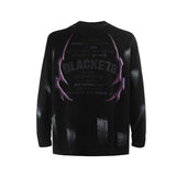 Unisex long-sleeved shirt autum dark graffiti