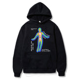 Skeleton Thermal Imaging Graphic Print Hoodie Men's