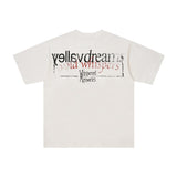 Washed duaa vintage printed cotton t-shirt g
