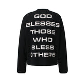 Unisex long-sleeved shirt autum cross