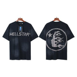 Men's t-shirt with rhinestone print, 100% cotton print