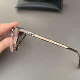 CHH Chrome Hearts Glasses Pure Titanium Ultra Light Retro Fashion Glasses Frames