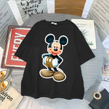 2024Plant Feather Print T-shirt Fashion Cartoon Plant Feather Print Women's Short Sleeve