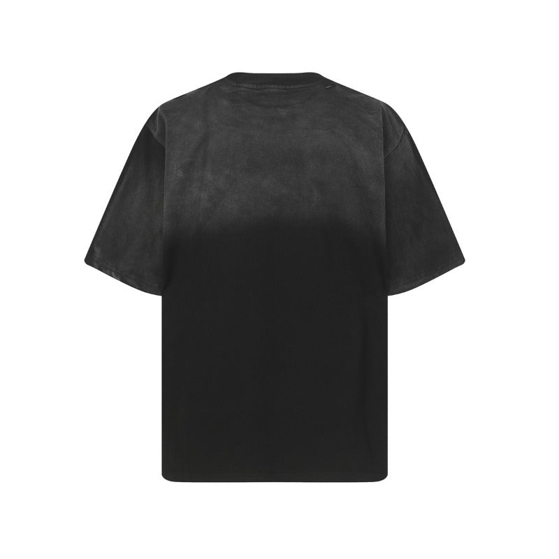Men's t-shirt with rhinestone print, 100% cotton print