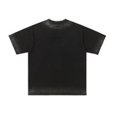 Vale forever vintage pure cotton t-shirt washed and distressed printingg