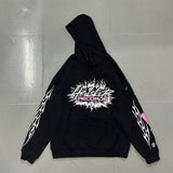 Hoodie Retro abstract print