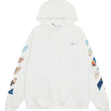 Off OW White Hoodie Monet oil paintings