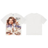 Vally men's short-sleeve t-shirt - washed, streetwear print, european & american style