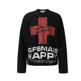 Unisex long-sleeved shirt autum cross