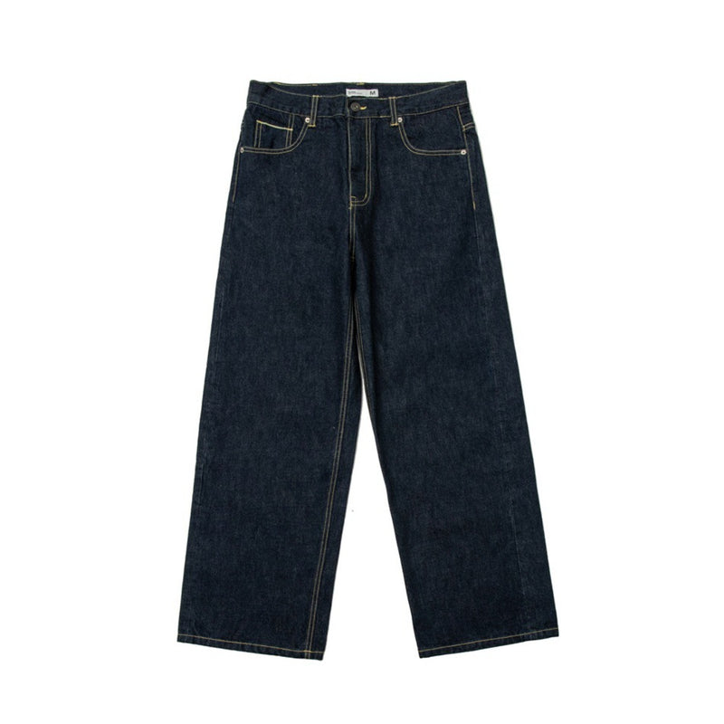 Unisex Jeans Vintage Men's Baggy Straight Trousers