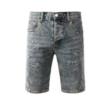 Purple Brand Denim Shorts rhinestone