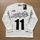 HS Long Sleeve T-Shirt Retro style high street trend