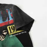 Men's t-shirt with rhinestone print, 100% cotton print