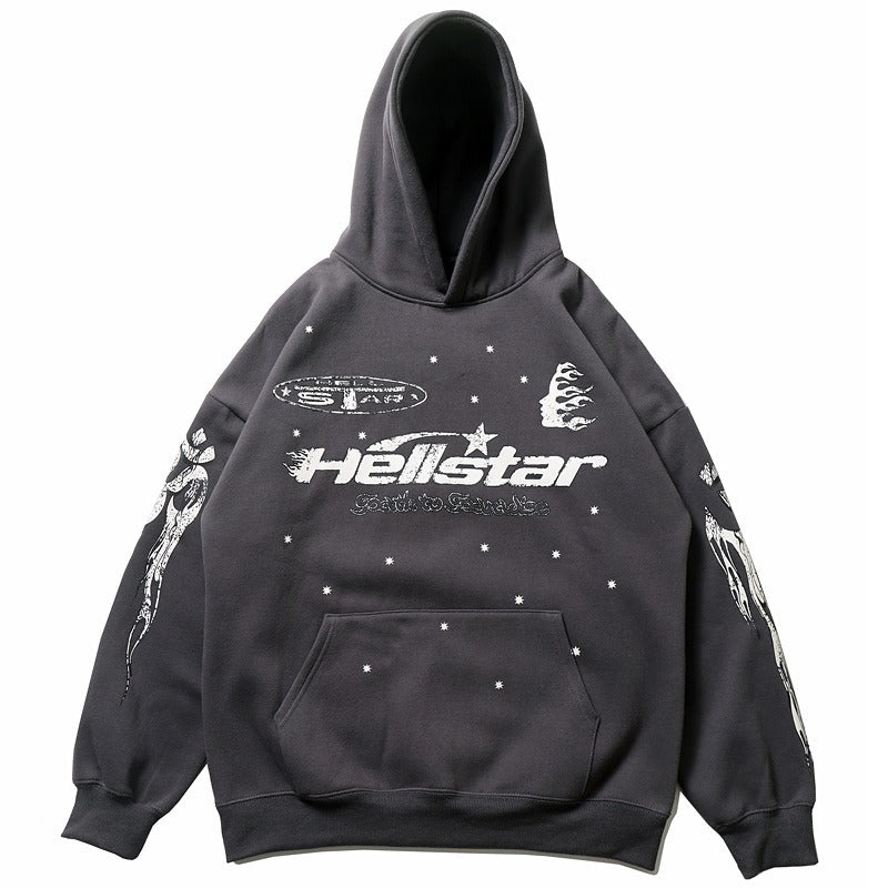 Hip-hop hoodie american hip-hop kanye trendy hoodie high street fashion printingfleece-lined hooded sweatshirtoutwearhoodie trendy