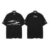Men's t-shirt short sleeve hot diamond printing g pure cotton hip hop street printing
