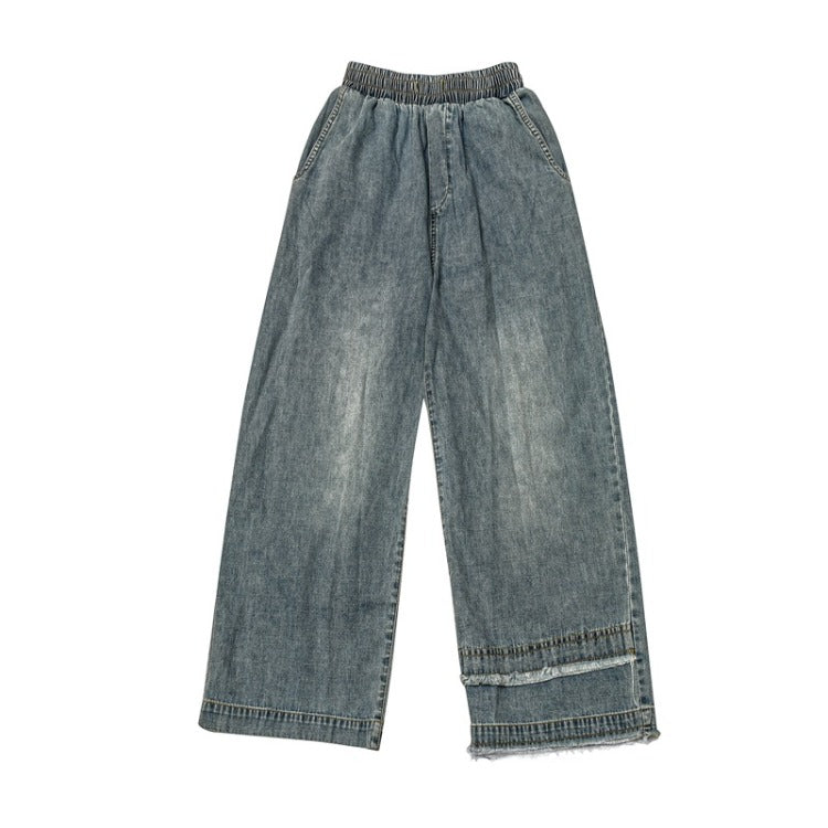 Unisex Jeans Vintage Men's Pants Loose