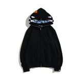Bathing Ape Hoodie Camouflage Cardigan Men's and Women's Sweater Hoodie Coat