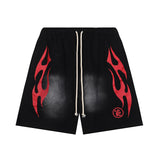HS Shorts Retro abstract print