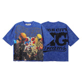 Bkys washed printed cotton t-shirt g
