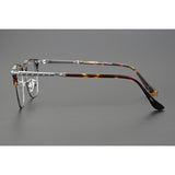 CHH Chrome Hearts Glasses Pure Titanium Vintage Fashion Half Frame Myopia Glasses Frame