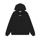 Off OW White Hoodie Blue 3D shape