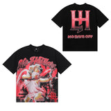 Life hustlers american direct injection printingpure cotton t-shirt g