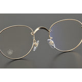 CHH Chrome Hearts Glasses Versatile Literary Retro Round Frame Plain Myopia Glasses Frame