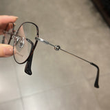 CHH Chrome Hearts Glasses Pure Titanium Ultra Light Retro Myopia Glasses Frame