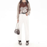 Unisex Pants Autumn Workwear Daddy Jeans