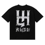 Life hustlers hot diamond direct printing pure cotton t-shirt g