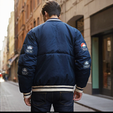 Men Jacket Retro Baseball Uniform Cotton Clothes Men