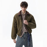 Unisex Down Jacket Winter Lamb Fleece Cotton Jacket
