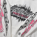Hoodie Retro abstract print