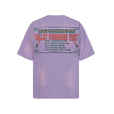Vale forever t-shirt men's direct injection wash g pure cotton retro character printing