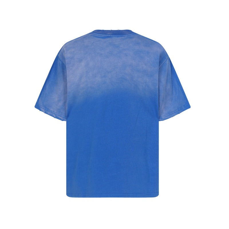 Men's t-shirt with rhinestone print, 100% cotton print