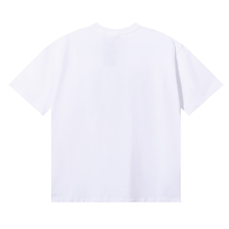 Satoshi direct injection hip hop printed pure cotton t-shirt g