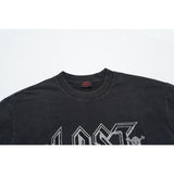 Lost Intricacy T-Shirt Skull Wash Casual Short Sleeve T-Shirt