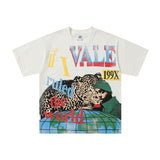 Men's t-shirt with rhinestone print, 100% cotton print