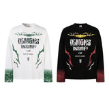 Unisex long-sleeved shirt autum dark printing