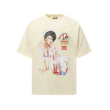 Gallery american retroprintingpure cotton t-shirtg