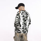 Unisex long-sleeved shirt autumretro camouflage
