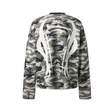 Unisex long-sleeved shirt autumretro camouflage