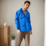 Men Jacket Winter Cotton-Padded Outerwear Coat