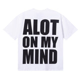 American style satoshi direct print letter graphic 100% cotton t-shirt
